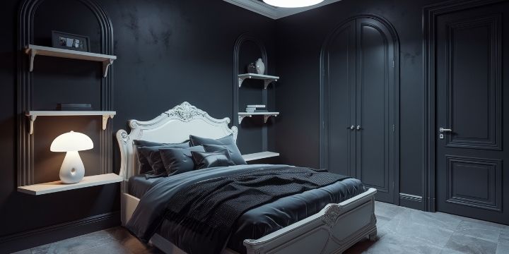 Rich and Moody Color Palettes for the Bedroom