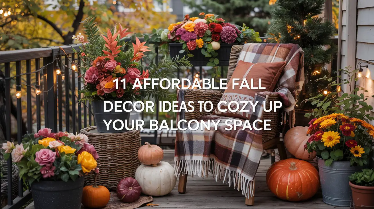 11 Affordable Fall Decor Ideas to Cozy Up Your Balcony Space